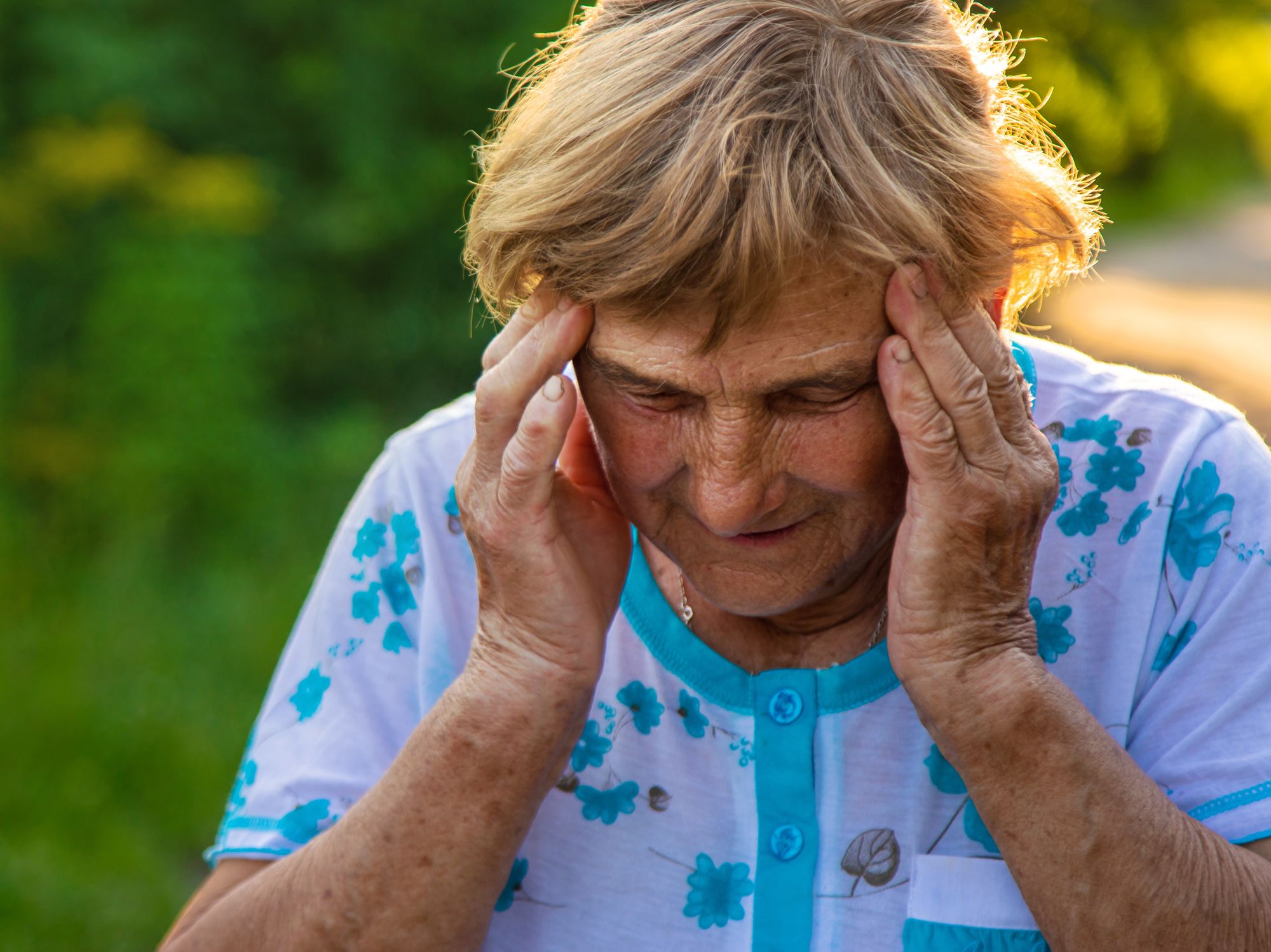 woman with memory loss