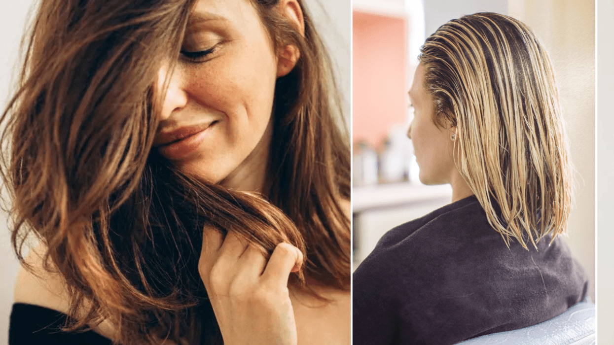Woman with mid-length hair