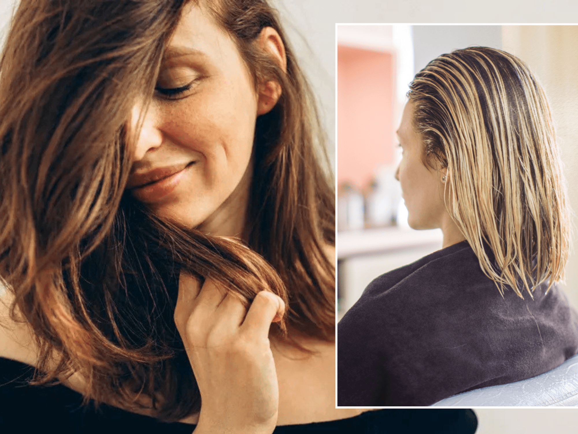 Woman with mid-length hair