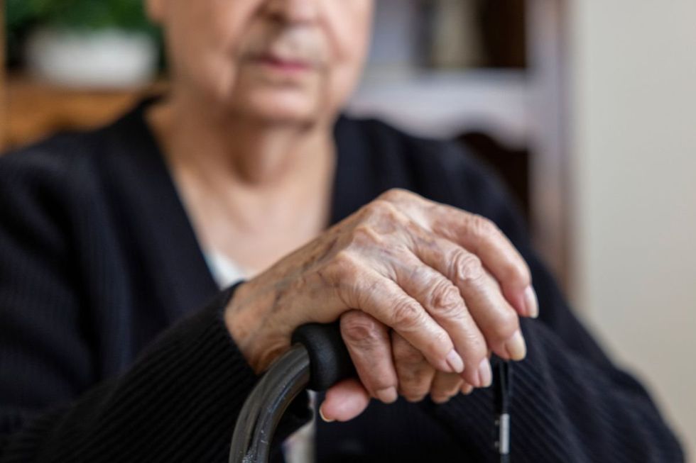 woman with parkinson's