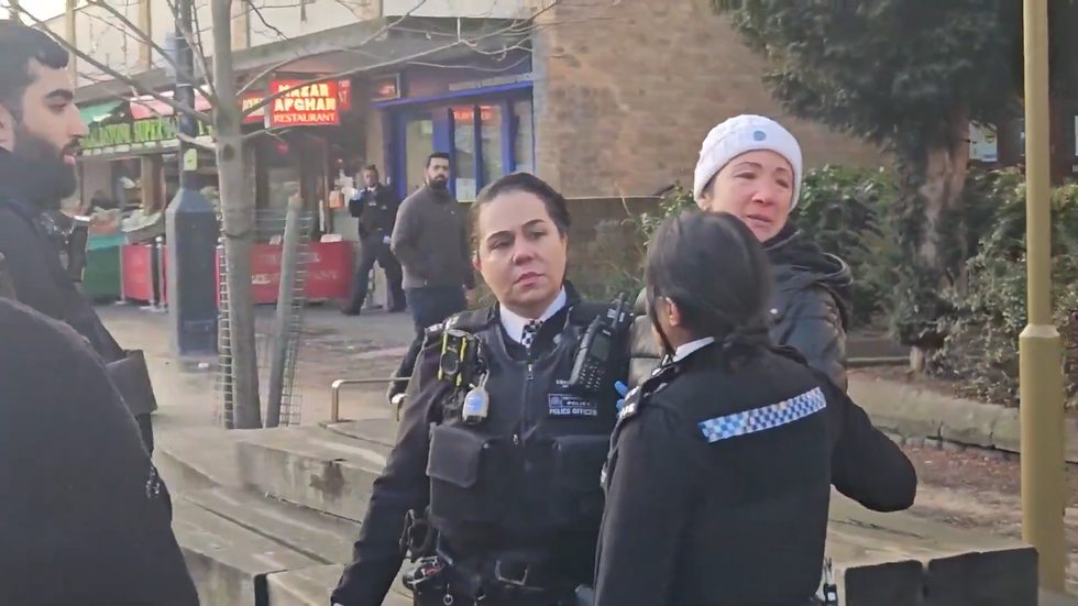 Women handcuffed after feeding pigeons