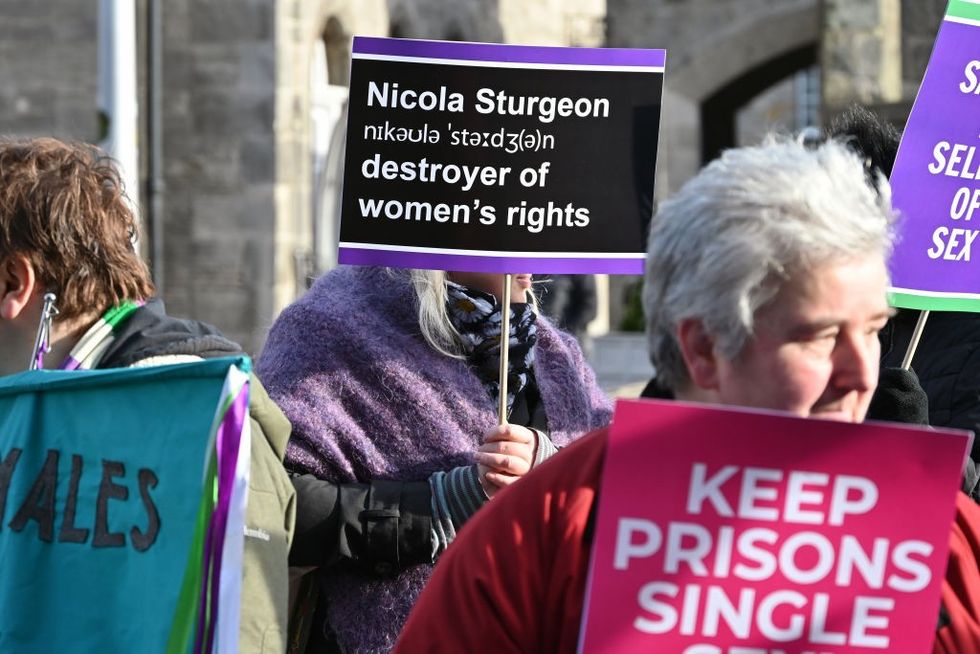 Women's rights protesters