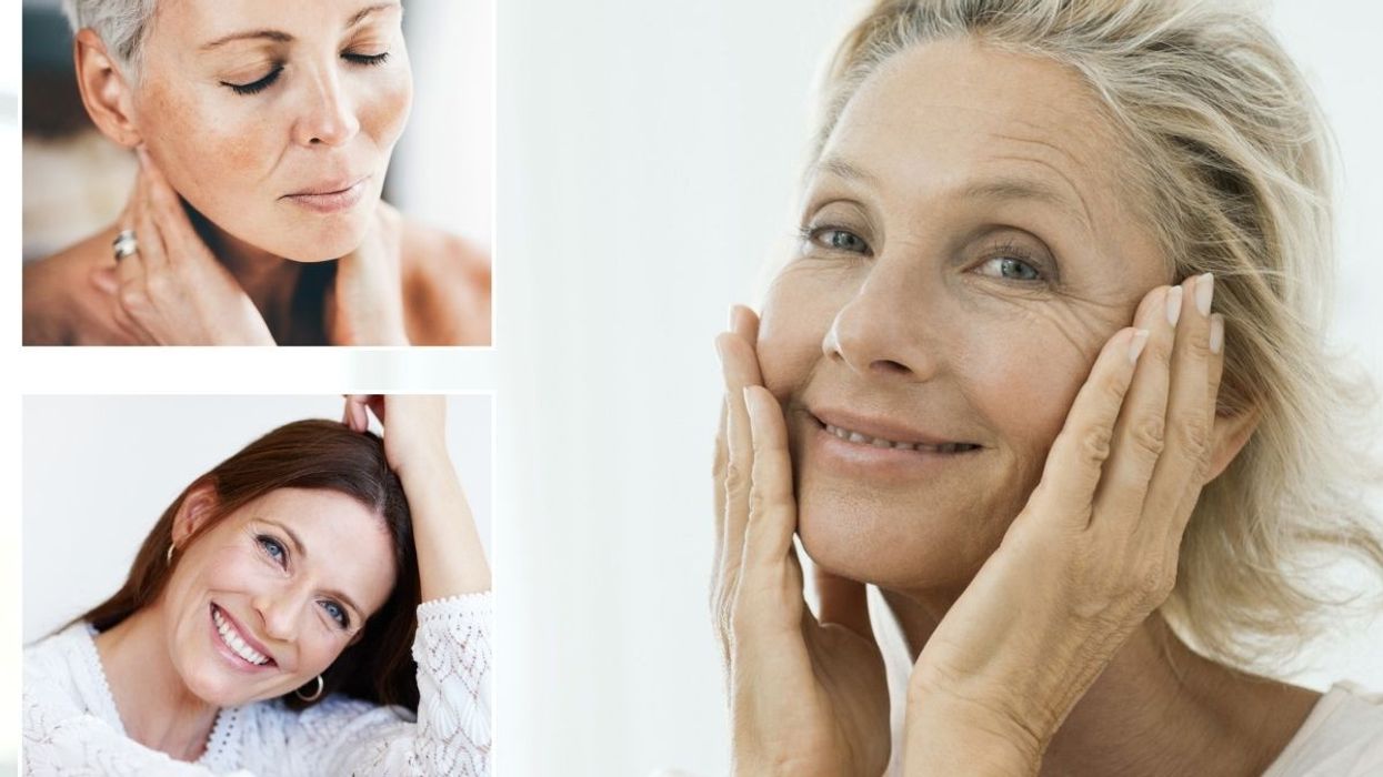 Women with beautiful skin