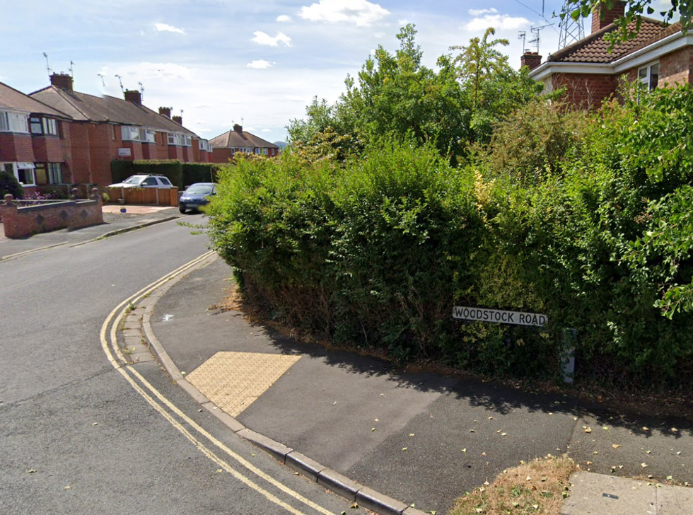 Woodstock Road sign