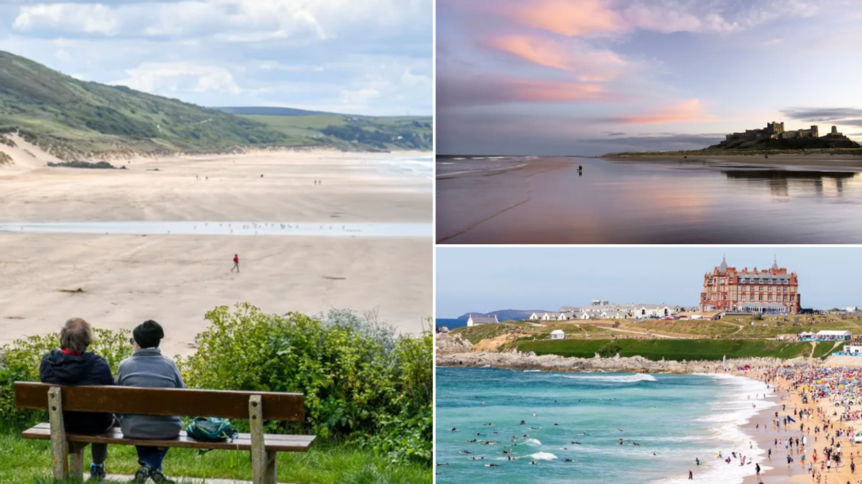 Woolacombe Beach / Bamburgh Beach / Newquay beach