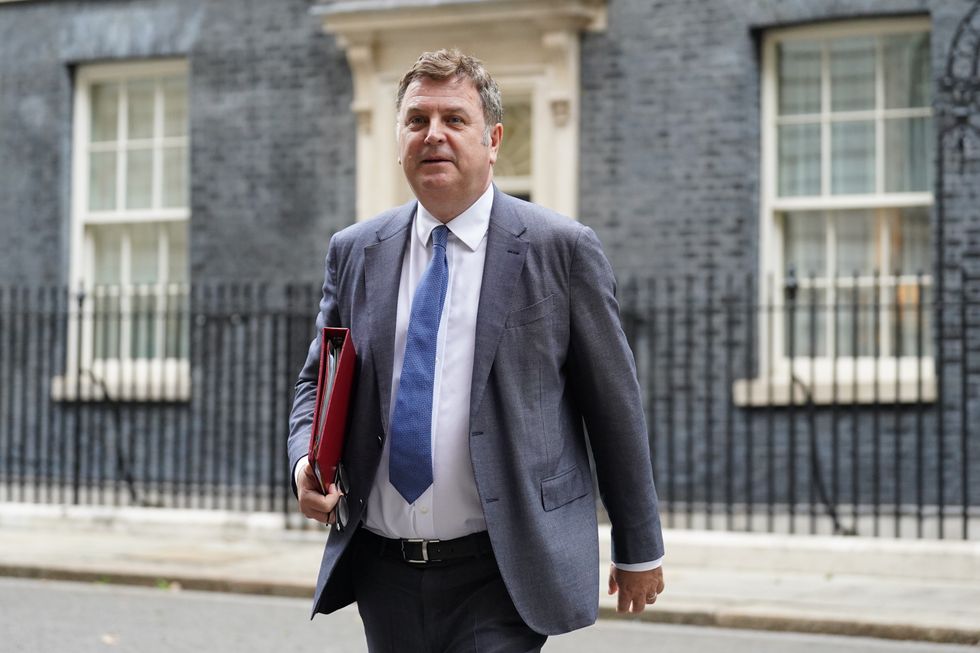 Work and Pensions Secretary Mel Stride outside Downing Street