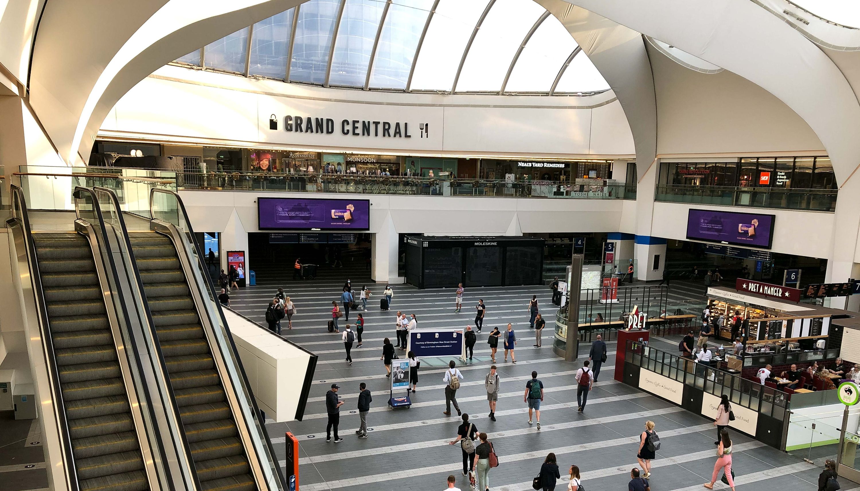 Workers are being urged to stay away from the office if they are sick.