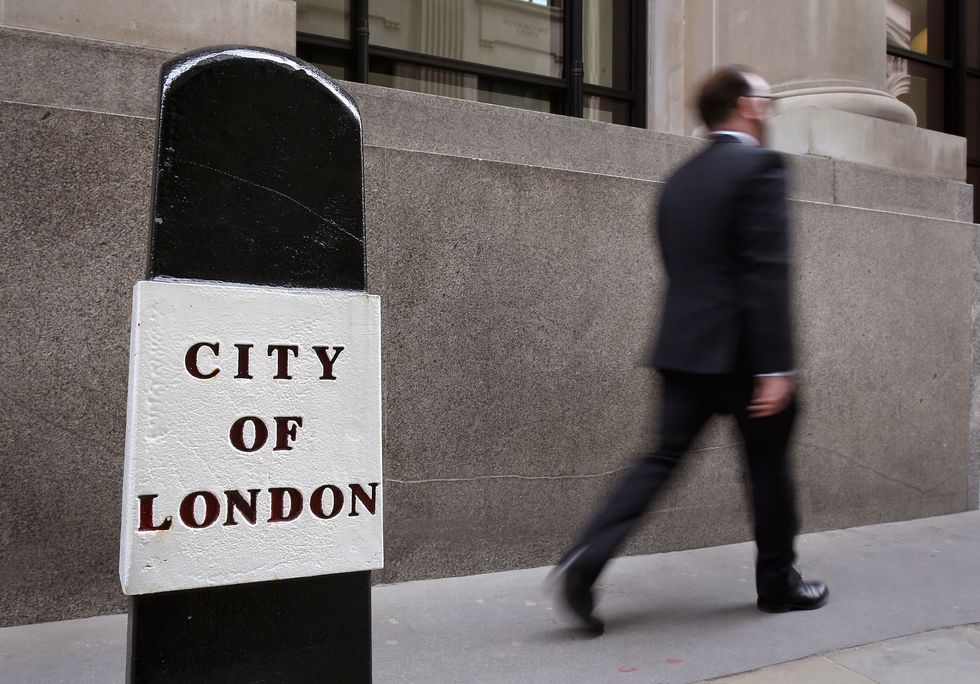 Workers in the City of London.