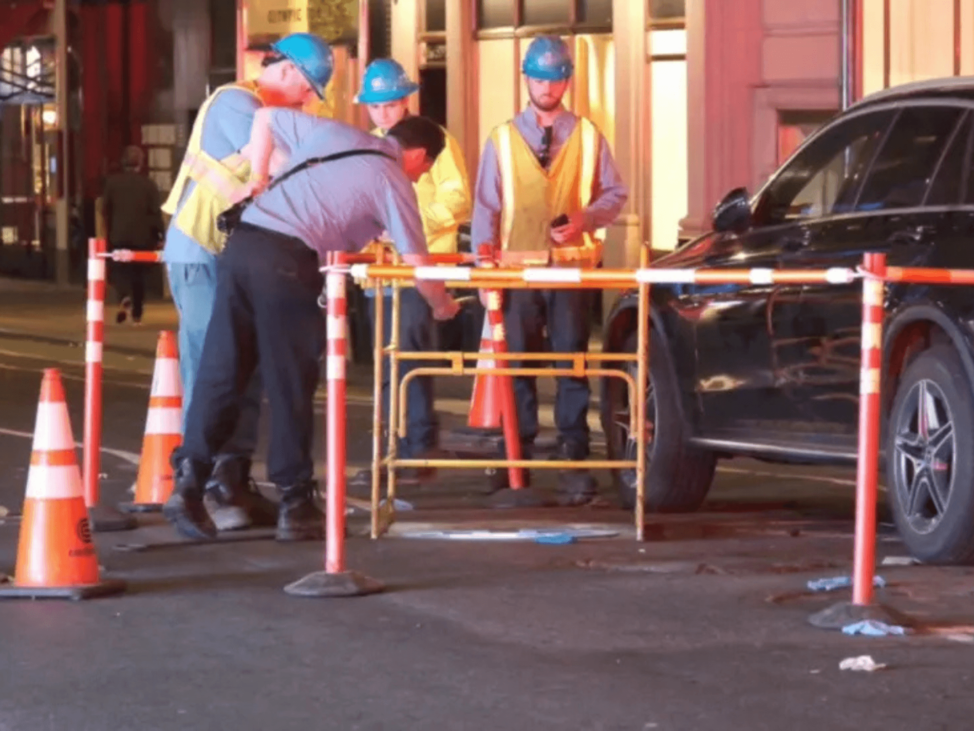 New York grandmother dies after falling into open manhole in front of horrified passers-by