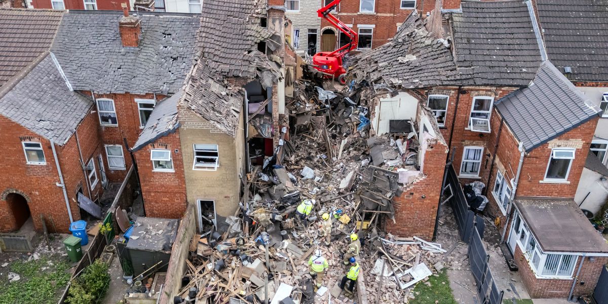 NextImg:Man arrested for murder after huge 'gas explosion' destroyed multiple homes