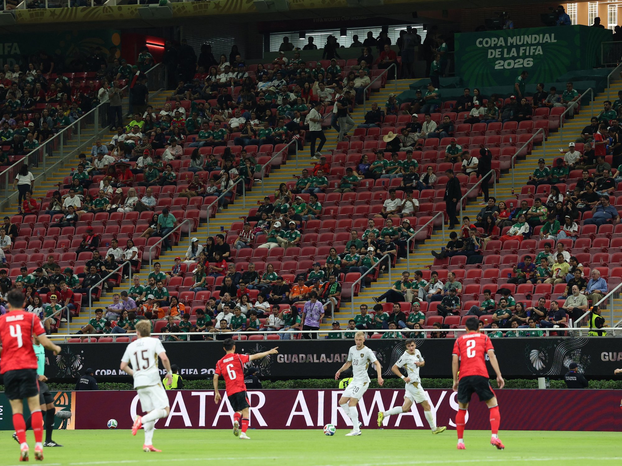 World Cup empty seats