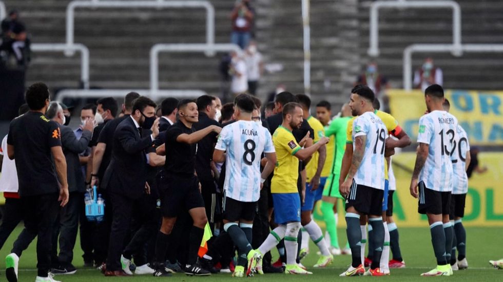 World Cup qualifier between Brazil and Argentina suspended