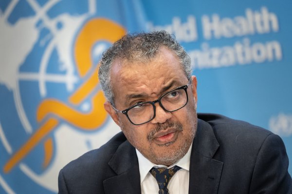 World Health Organisation Director-General Tedros Adhanom Ghebreyesus