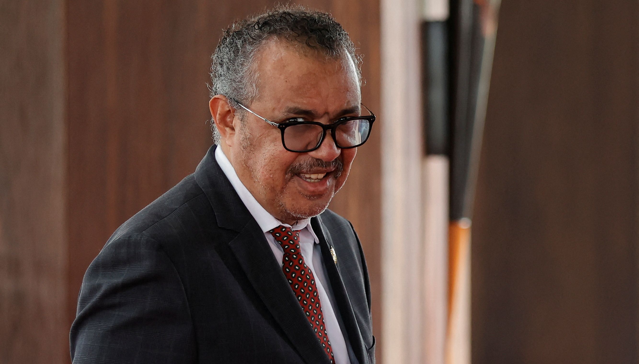 World Health Organization Director-General Tedros Adhanom Ghebreyesus arrives for the G20 leaders' summit in Nusa Dua, Bali, Indonesia, November 15, 2022. REUTERS/Willy Kurniawan/Pool