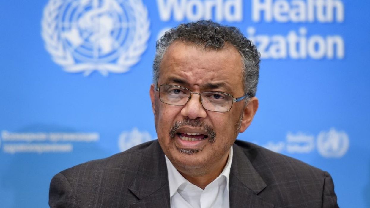 World Health Organization (WHO) Director-General Tedros Adhanom Ghebreyesus
