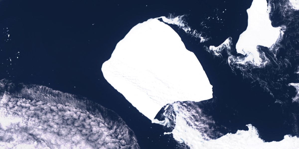 NextImg:World's largest iceberg weighing 1 TRILLION tons and extending for 40 MILES breaks away from Antarctica