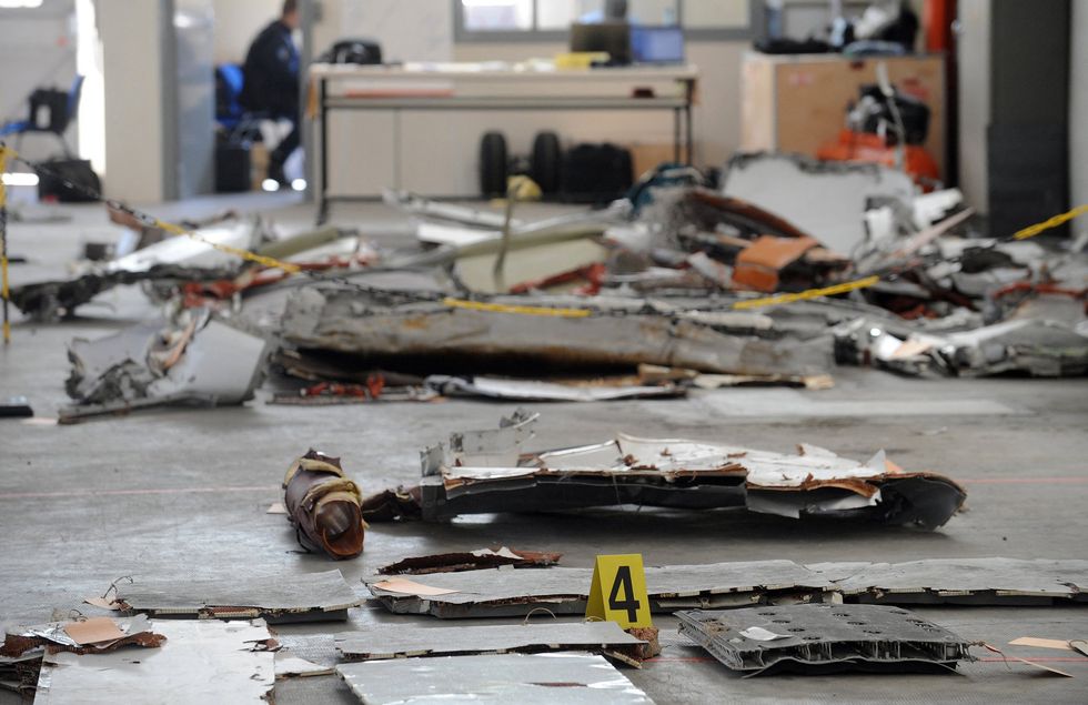 Wreckage from the AF447 crash