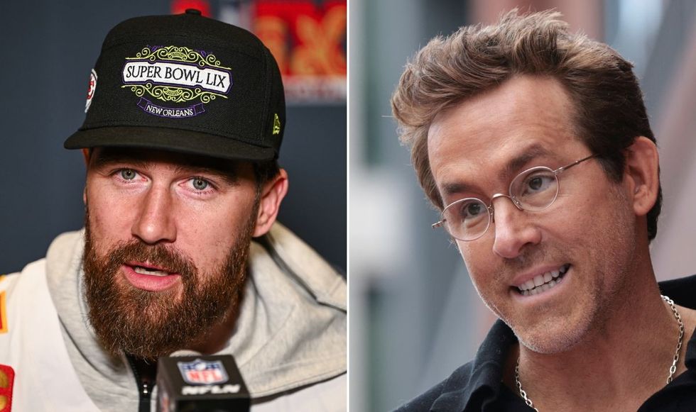 Wrexham co-owner Ryan Reynolds was tight-lipped when asked about Travis Kelce