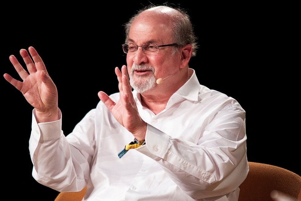 Writer Sir Salman Rushdie