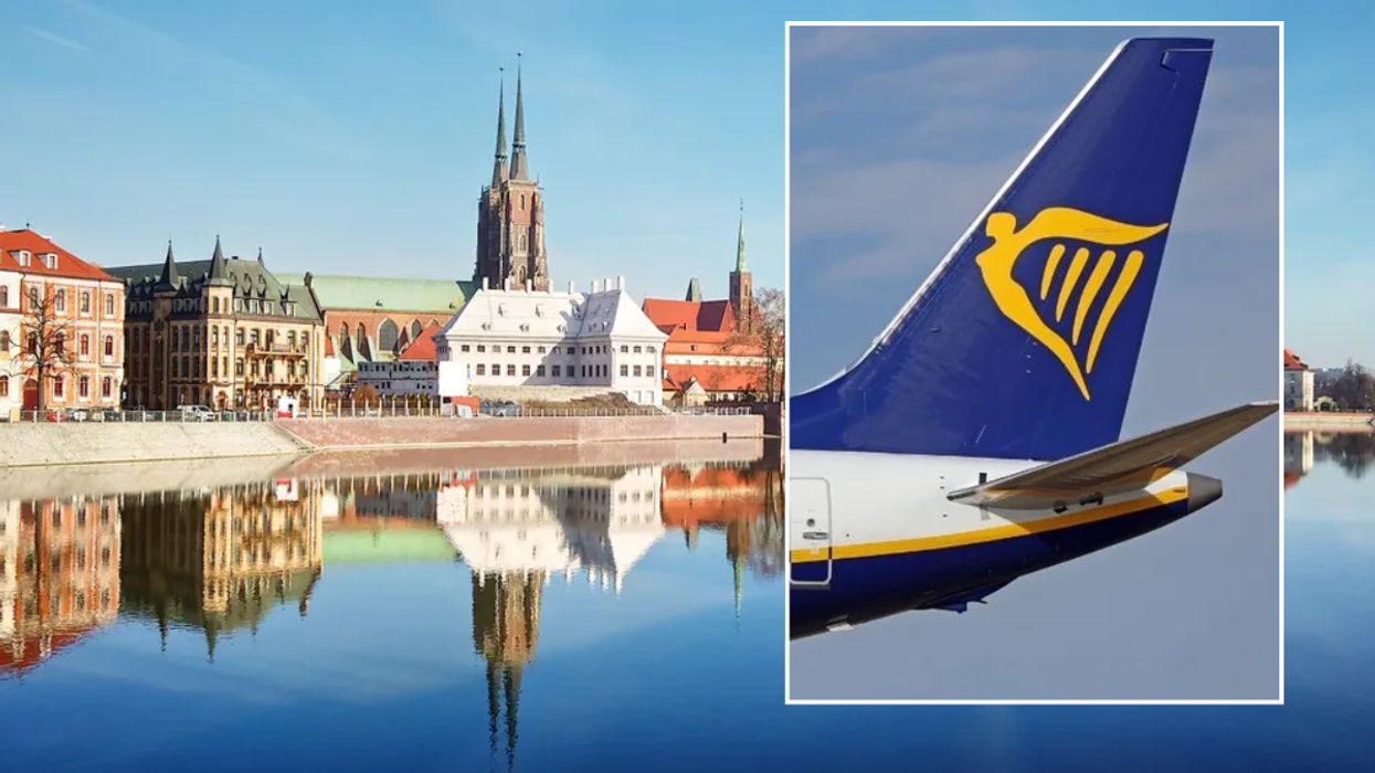 Wrocław, Poland / Ryanair plane
