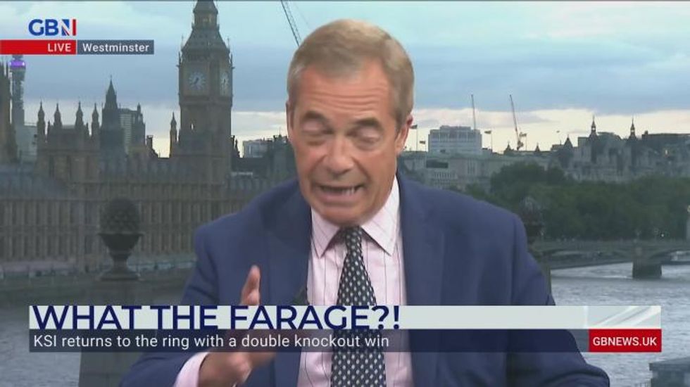 Influencers like KSI are the counter to left-wing propaganda says Nigel Farage