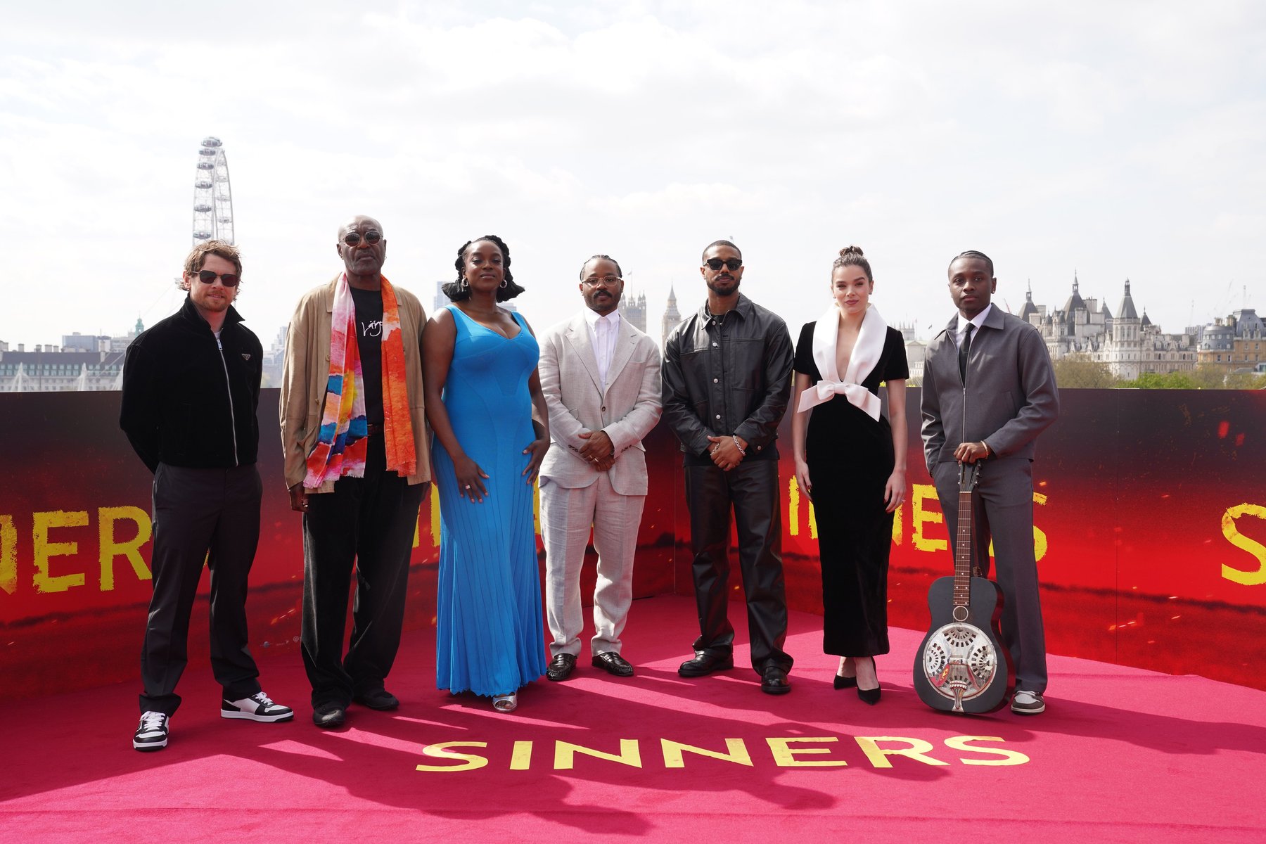 Wunmi Mosaku with her Sinners co-stars