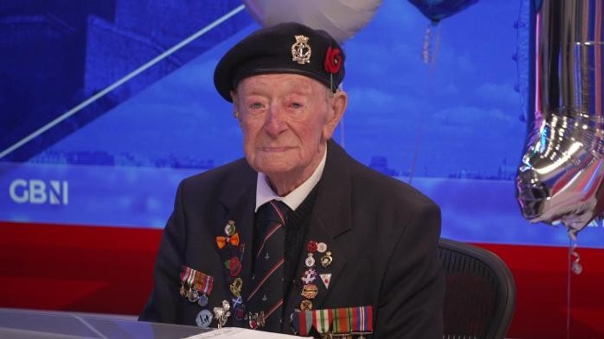WATCH: World War Two veteran visibly moved as he turns 100 years old live on GB News