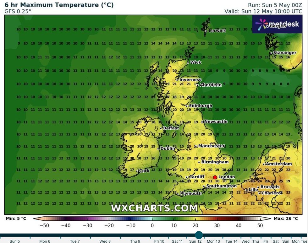 WX Charts map