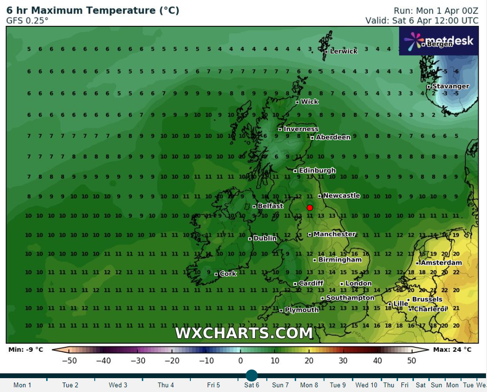 WX Charts map