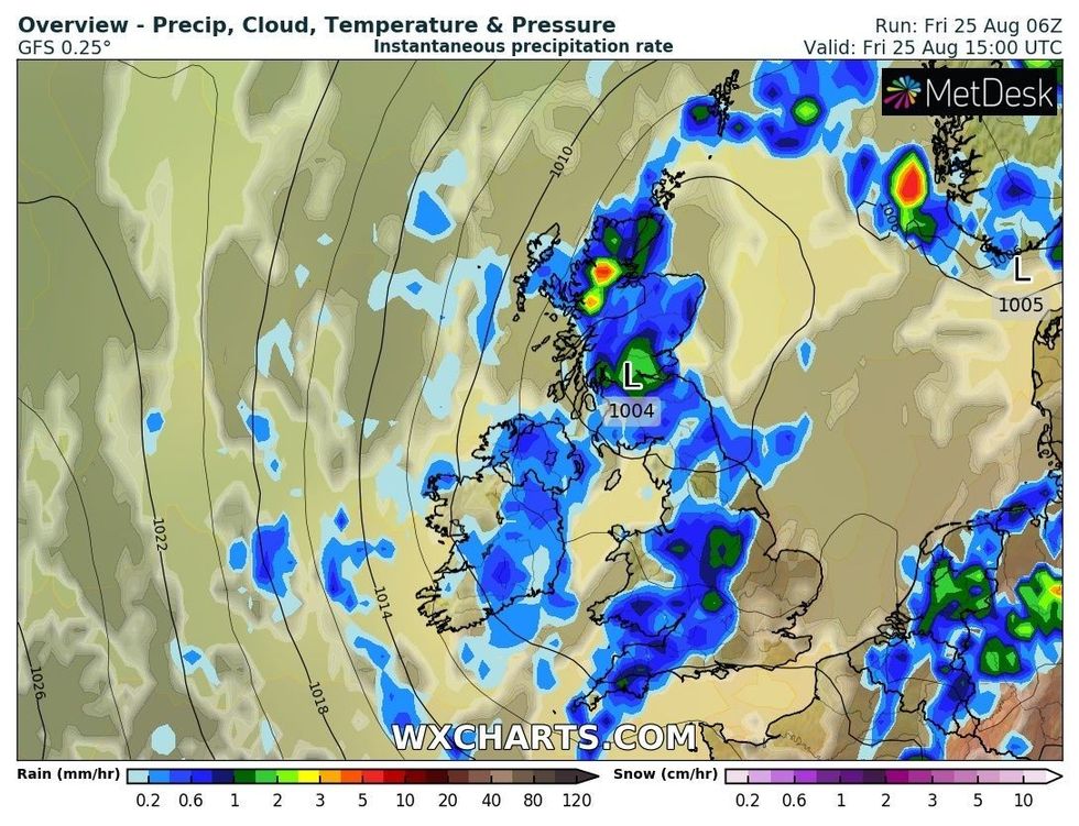 WX Charts weather map