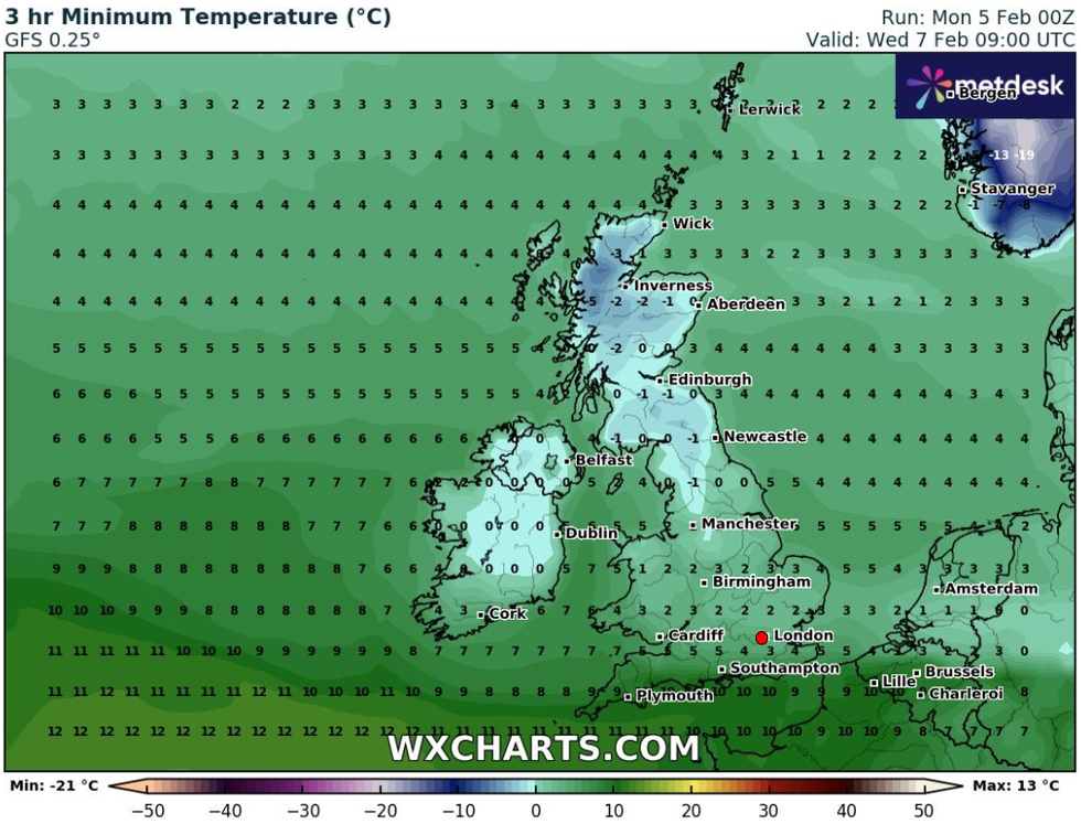WX Charts weather map