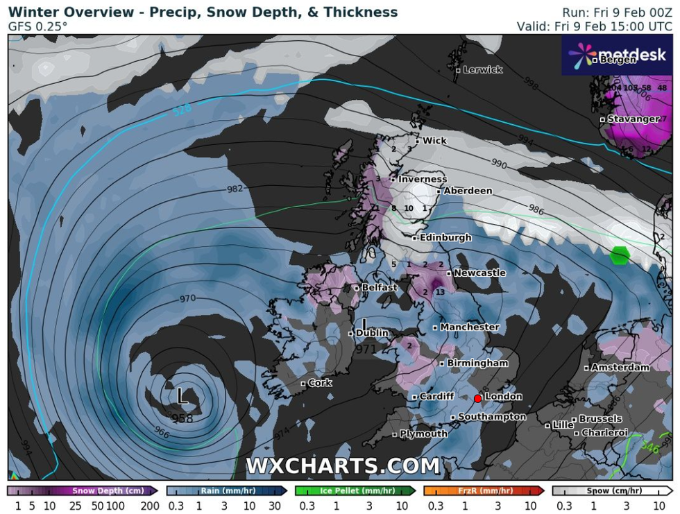 WX Charts weather map