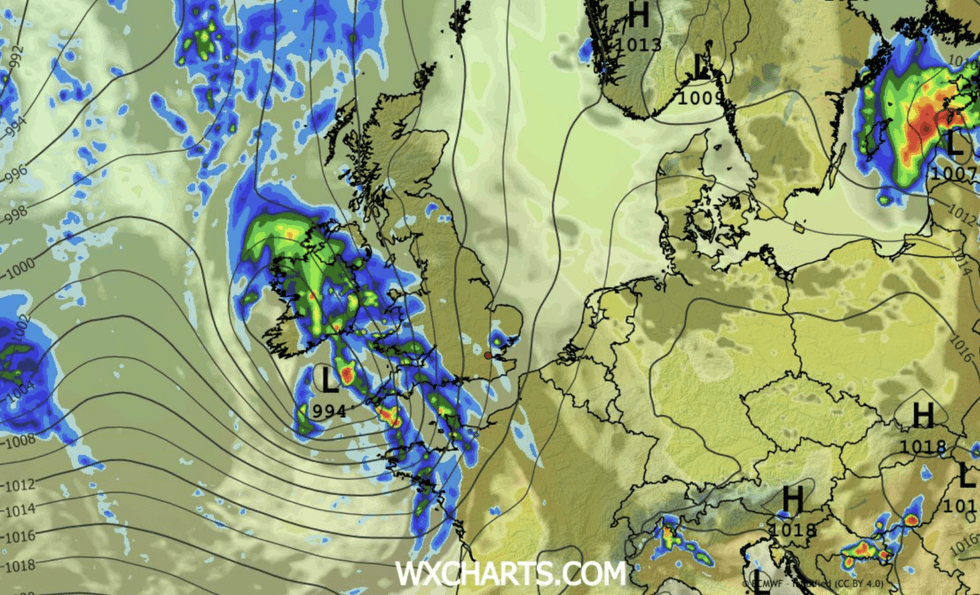 WX Charts weather map
