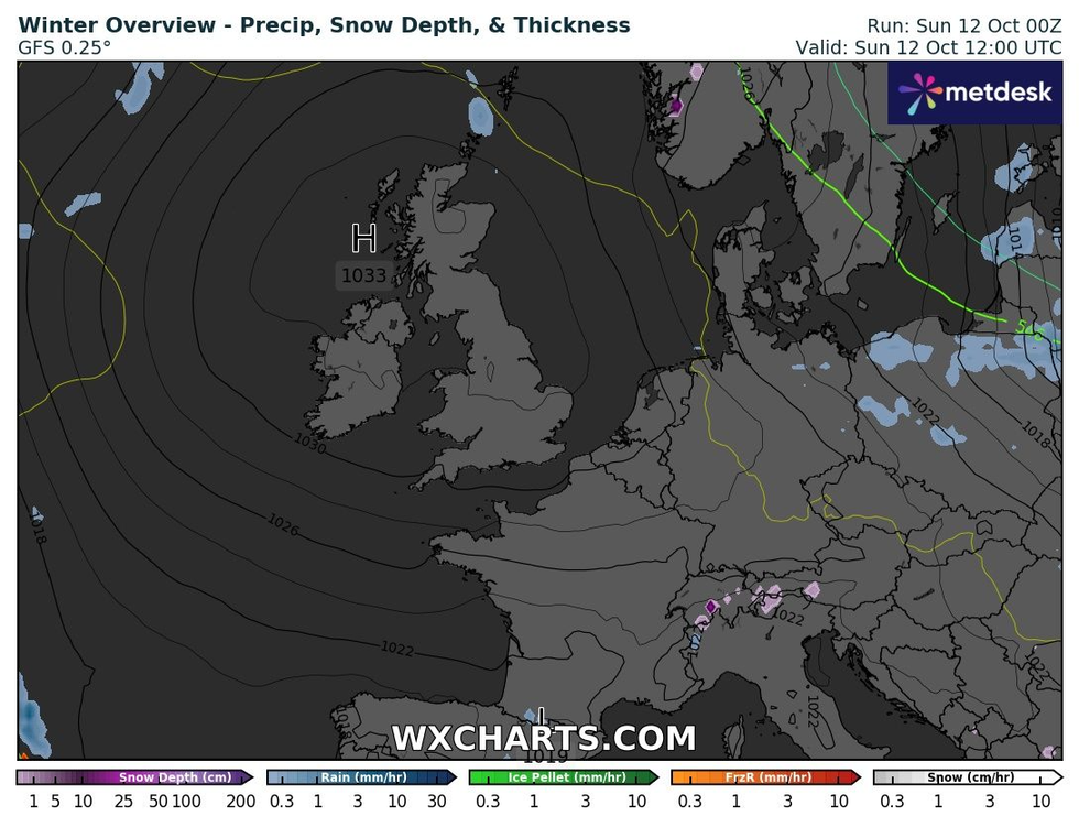WX weather map