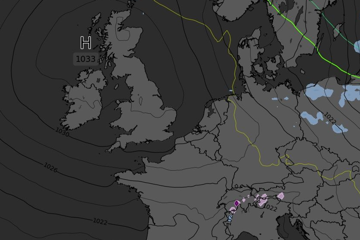 WX weather map