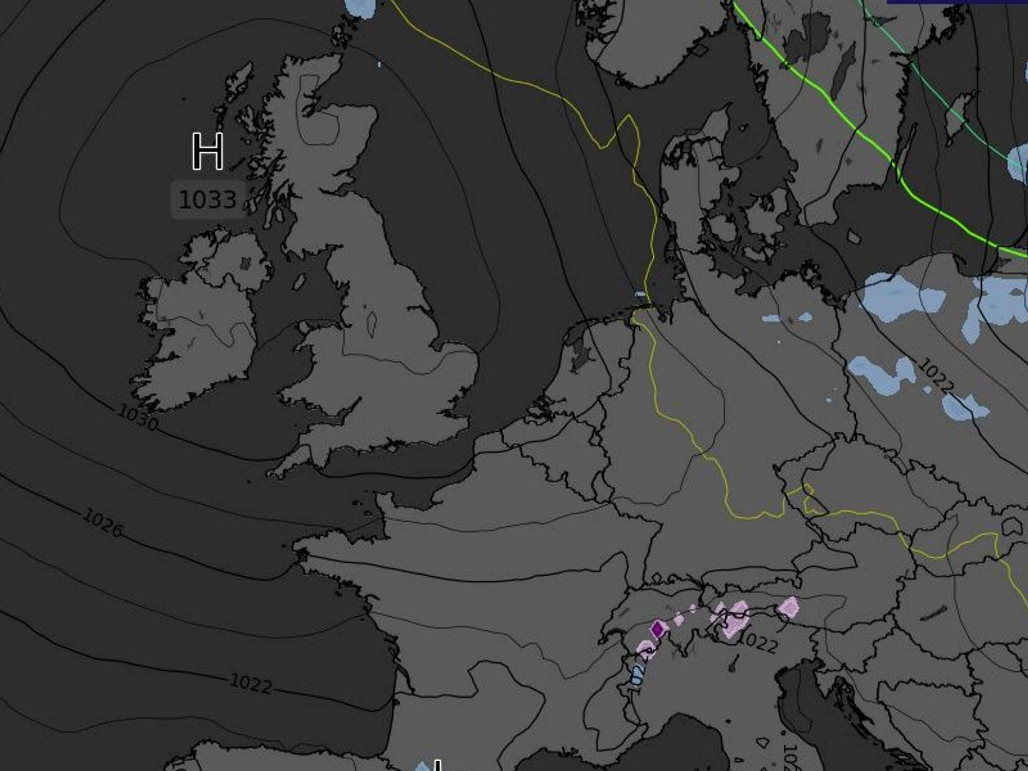 WX weather map