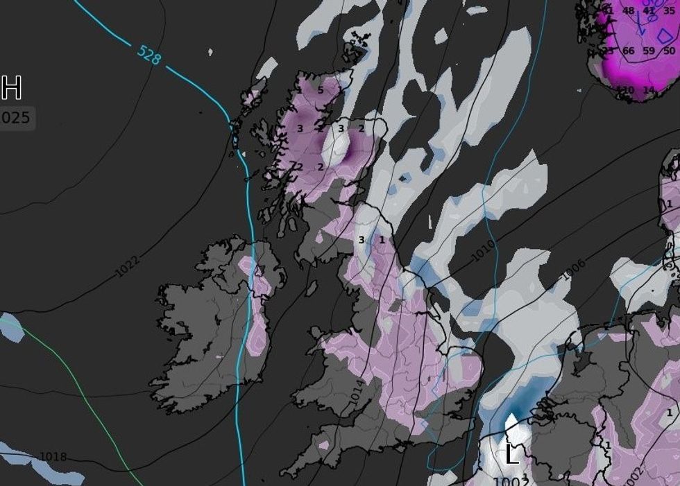 WXCHARTS is forecasting the return of snow