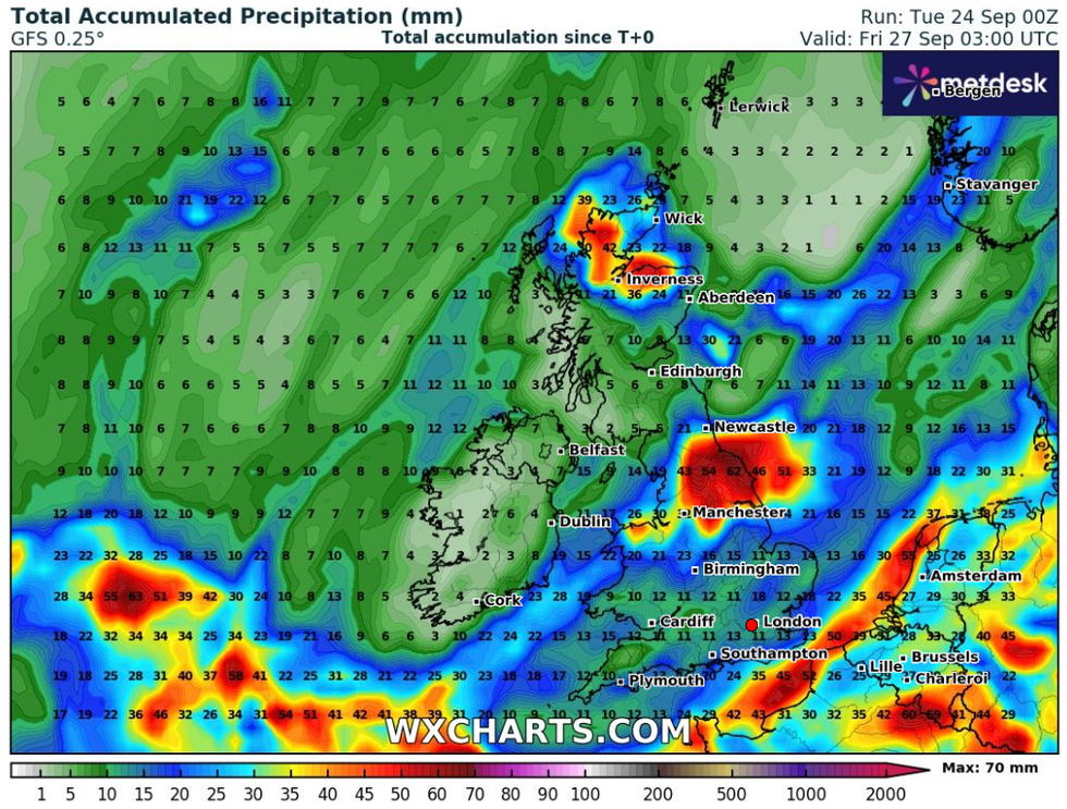 WXCharts map