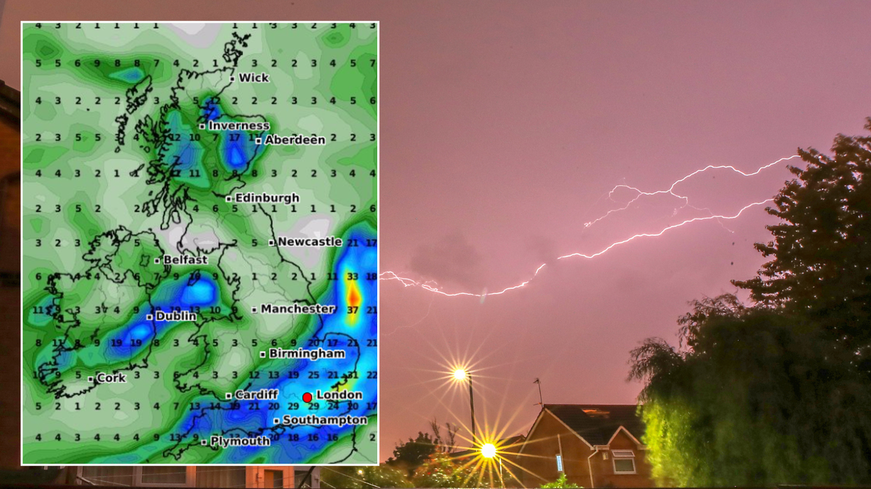 WXCharts rain map/Lightening