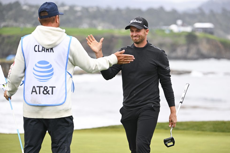 Wyndham Clark was declared the winner after 54 holes