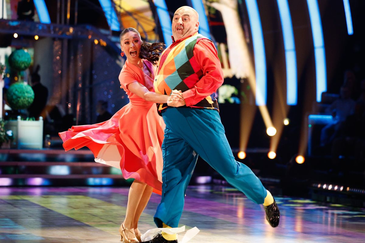 Wynne Evans and Katya Jones