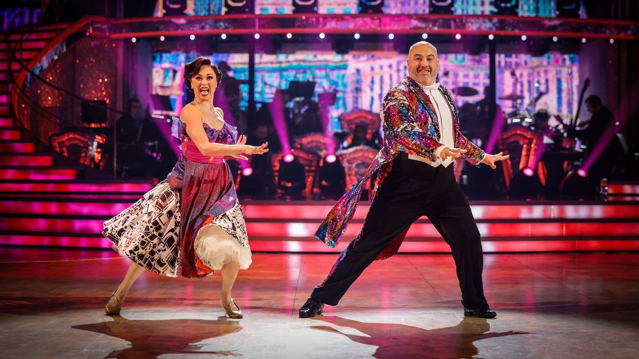 Wynne Evans and Katya Jones