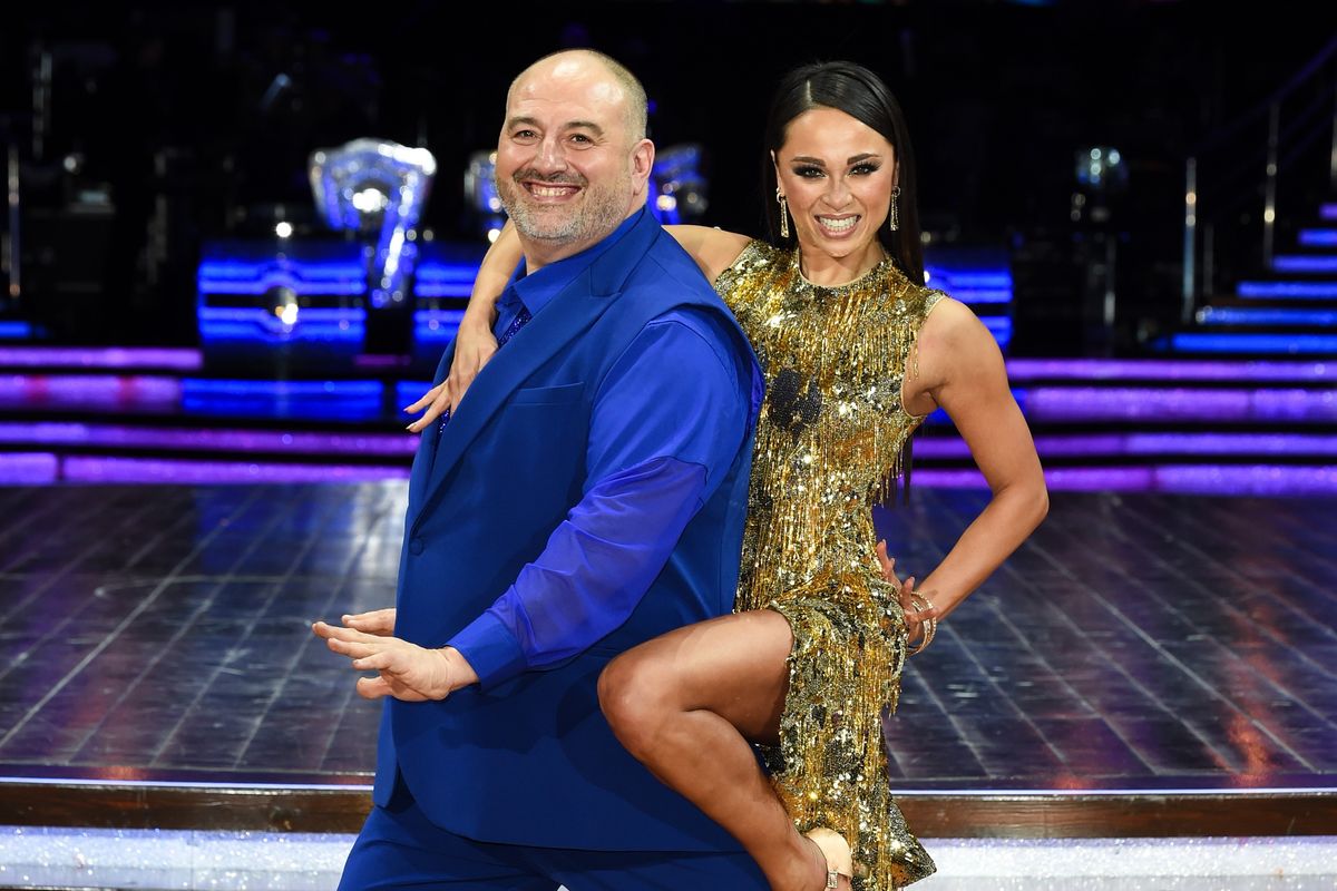 Wynne Evans and Katya Jones