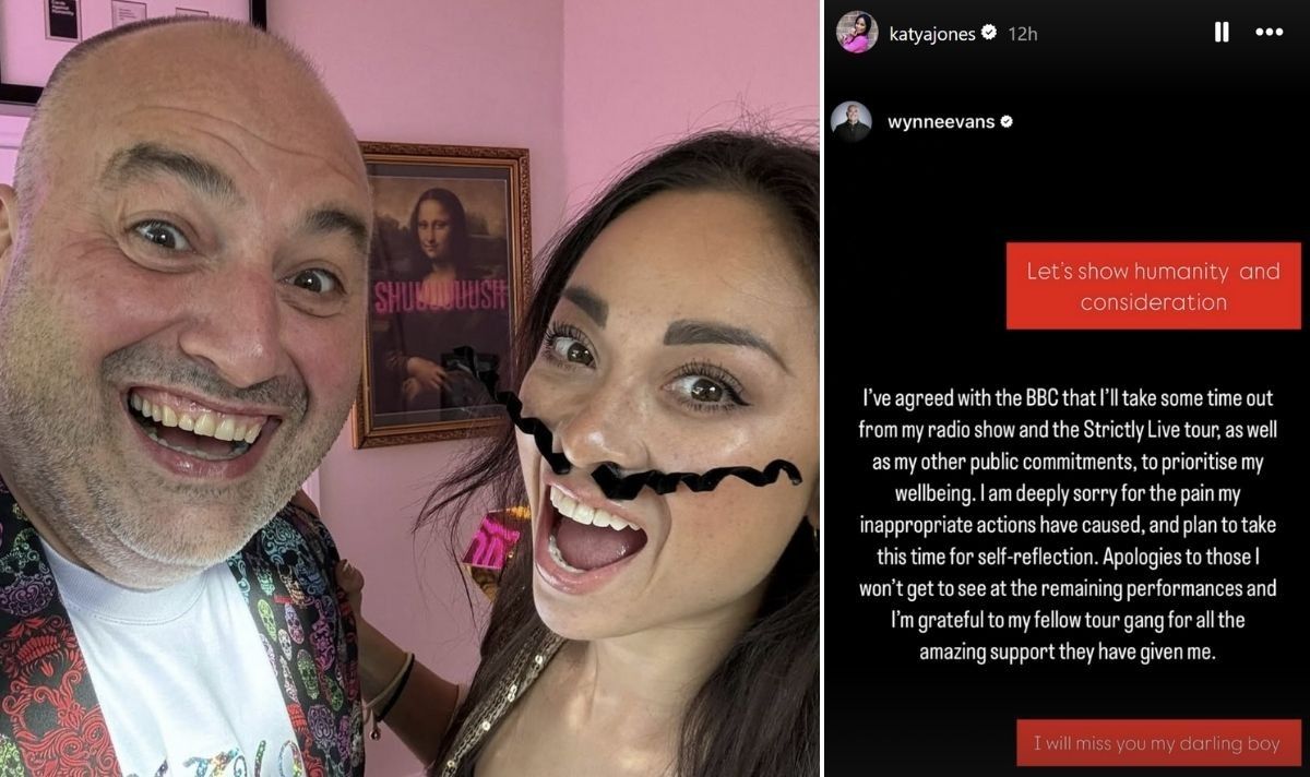 Wynne Evans and Katya Jones