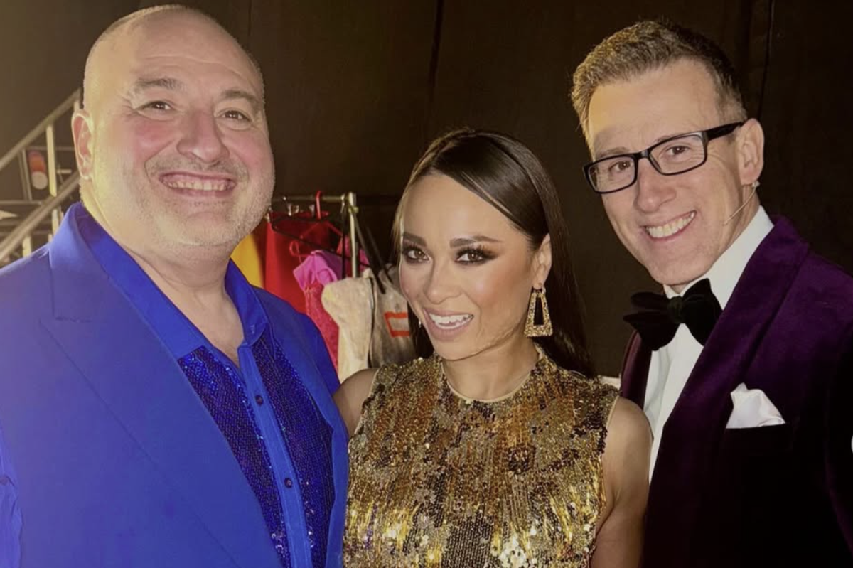 Wynne Evans and Katya Jones