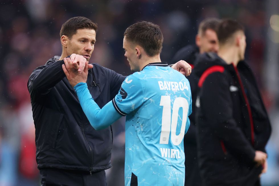 Xabi Alonso and Florian Wirtz
