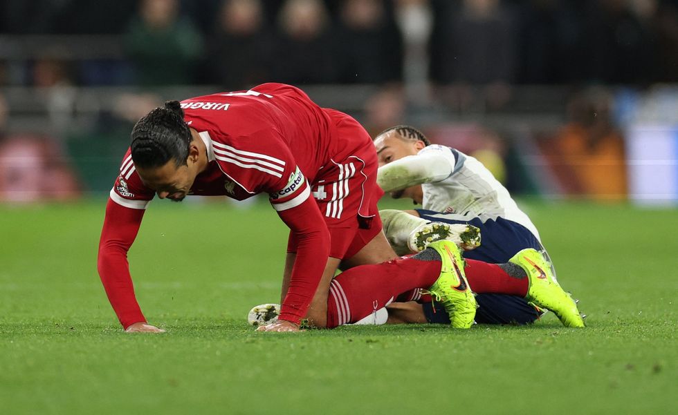 Xavi Simons was sent off after a 'ridiculous challenge', according to Gary Neville