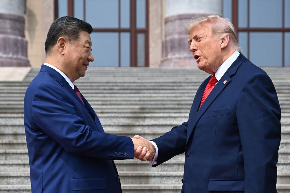 Xi Jinping and Donald Trump