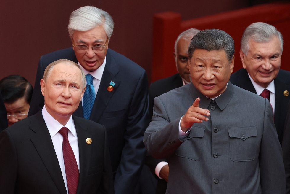 Xi Jinping and Vladimir Putin