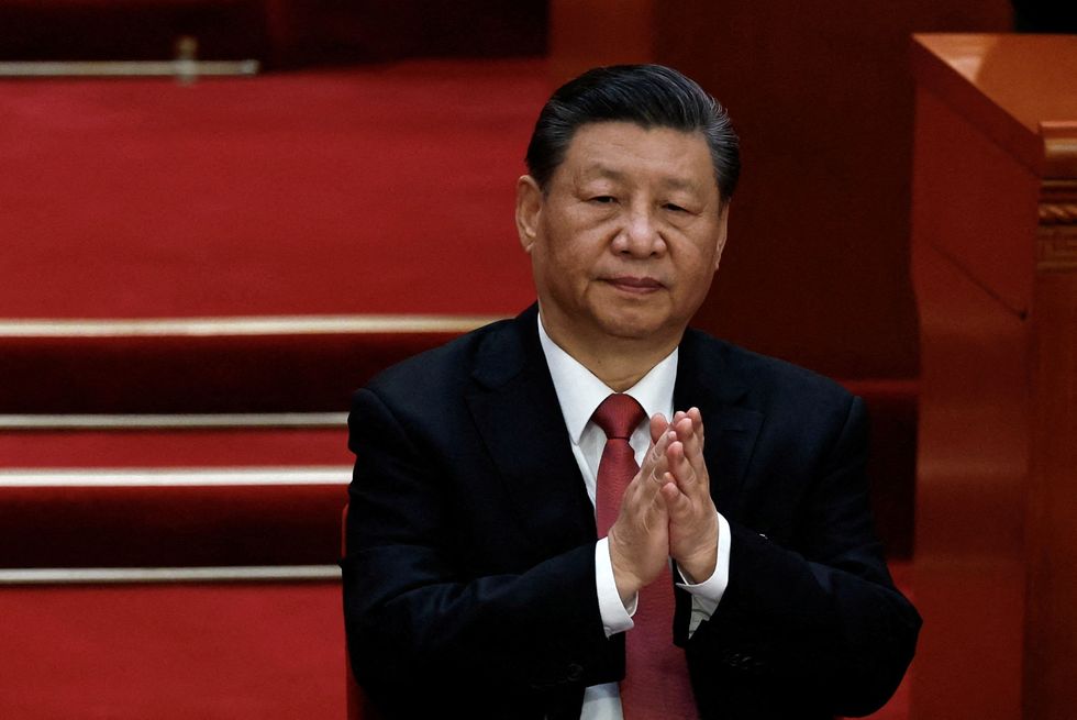 Xi Jinping in Chinese parliament